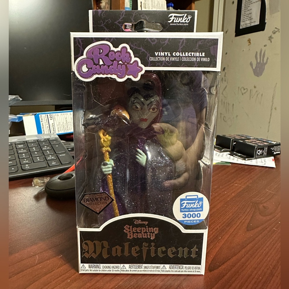 Funko Rock Candy Diamond Maleficent Vinyl Collectible